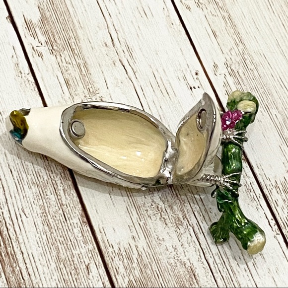 Art Form Bali Starling Bird Enamel Trinket - Picture 7 of 14